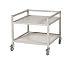Grey Overhead Projector Trolley with guard rail