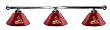 St. Louis Cardinals Pool Table Light - Chrome Bar