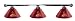 St. Louis Cardinals Pool Table Light - Chrome Bar