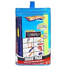 Hot Wheels Track Pack 39 Pieces - Includes Reuseable Storage Bag. Create your