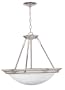 American Fluorescent H7313BN Duomo Large Semi-Flush, Brushed Nickel