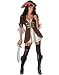 Womens Large 10-14 Sexy Pirate Buccaneer Costume Dress