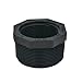 1/2inch x 3/8inch Schedule 80 Gray PVC Threaded Reducing Bushing