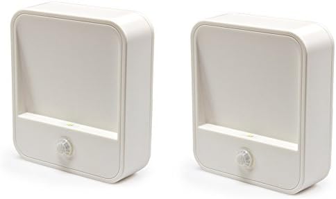 SmartLedTech Battery Powered LED Motion Sensor Stick Anywhere Night Light Stair Light Path Light Step Light - White Color (2-Pack)
