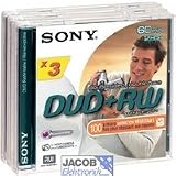 Sony DVD+RW (2.8GB, 8cm, 60 min) - Pack 3