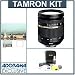 Tamron SP AF 17-50mm f/2.8 XR DI-II VC (Vibration Compensation) Lens Kit,for Canon EOS, with Tiffen 72mm UV Wide Angle Filter, Professional Lens Cleaning Kit