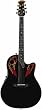 Ovation C2078 LX Custom Elite Contour Acoustic-Electric Guitar w/ Case - Black