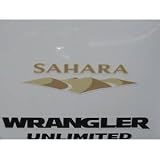 07 08 09 10 11 JEEP WRANGLER SAHARA EMBLEM BADGE DECAL MOPAR by Jeep