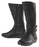 Icon Womens Sacred Leather Motorcycle Boots Black 9.5