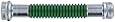 Plastair WHA-625-7IN-4-AMZ U-LINK Lead Safe Hose Kink Protector, Green