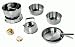 Outwell Stainless Steel Cookset 10 Piece