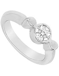 Diamond Ring 14K White Gold - 0.50 CT Diamonds