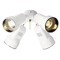 Hunter 28098 4-Light Bullet Spotlight White (13 Watt CFL Bulbs Included)