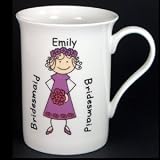 Review PSUK  / Female Cartoon Mug. Can be personalised with up to 13 characters/letters