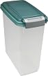 IRIS Airtight Pet Food Storage Container, 11 Quart, Green