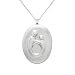 Sterling Silver Mother and Child Locket Pendant, 18