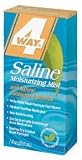 4 - Way Nasal Saline Spray Moisturizing Mist with Natural Eucalyptol And Menthol - 1 Oz