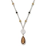 NHL Boston Bruins Crystal Logo Necklace