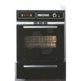 Summit TEM721DK 24 Single Electric Wall Oven with Oven Window, Storage Door and Clock w ... by Clocks