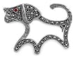 Sterling Silver Brooch - Dog