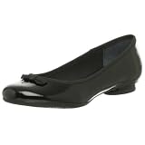 Clarks Womens Demure Ballet Flat,Black Patent,7.5 M
