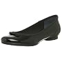 Clarks Women's Demure Ballet Flat,Black Patent,9 M