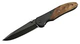 Eigenschaften Herbertz  / Herbertz Einhandmesser, AISI 420, brüniert, Wurzelholz