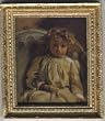 Dollhouse Artwork Framed Portrait of a Victorian Girl