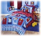 Looney Tunes Pockets Full Size Bedskirt