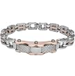 Stainless Steel Luxury Bracelet with Cubic Zirconia - 8'' long Stainless Steel Luxury Bracelet with Cubic Zirconia - 8'' long