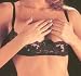 Lace Desires Nipple Baring Chopper Bar Lace Shelf Demi Bra