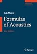Formulas of Acoustics (Springer Reference)