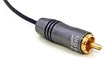 QED Van Damme Ultra Compact Custom Subwoofer Cable 5m (Black)