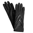 Isotoner Womens Spandex Gloves - Thinsulate Lined, Black