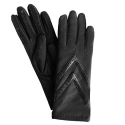 Isotoner Women's Spandex Gloves - Thinsulate Lined, Black