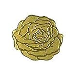 Gold Rose Embossed Sticker Seals