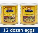 OvaEasy Powdered Whole Egg #10 Cans (2 x 1.67 lb cans) by Nutriom, LLC Big Save