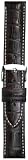 Hadley-Roma Men's 20-mm Dark Brown Genuine Alligator Leather Watch Strap #MS2021RZ-200