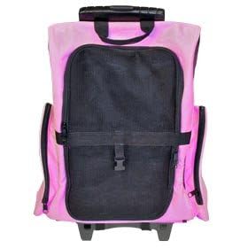 Airline Approved Wheeled Luggage Pet Carrier & Backpack ? Pink