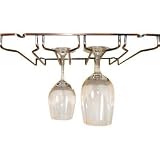 4 Channel Stemware Rack - Copper Color