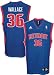 Detroit Pistons Rasheed Wallace Replica Road Jersey