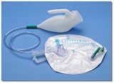 Re-useable Portable Standard Male Advantage Urinal System with Down Drain Bag Making It Spill Proof