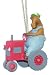 Horse Driving a Tractor Christmas Ornament