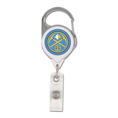 Denver Nuggets Official Retractable Badge Holder Keychain