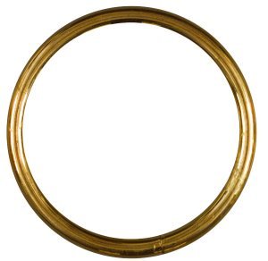 3 Inch Brass Steel Ring