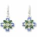 Search : Clearly Charming March - Synthetic Aquamarine Sterling Silver and Enamel Earrings