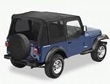 Replace A Top For Jeep ~ Wrangler ~ 1988-1996 Black Denim