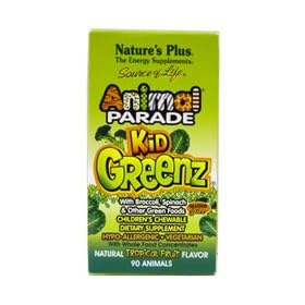 Natures Plus Animal Parade KidGreenz 90 chewable tablets