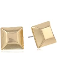 Kenneth Cole New York "Jet" Faceted Square Stud Earrings