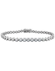 Tennis Bracelet Four Carat Diamonds Complete Diamond Tennis Bracelet
